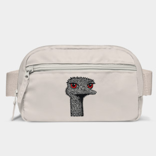 Hyper-Detailed Ostrich | Expressive Wildlife Portrait Bag