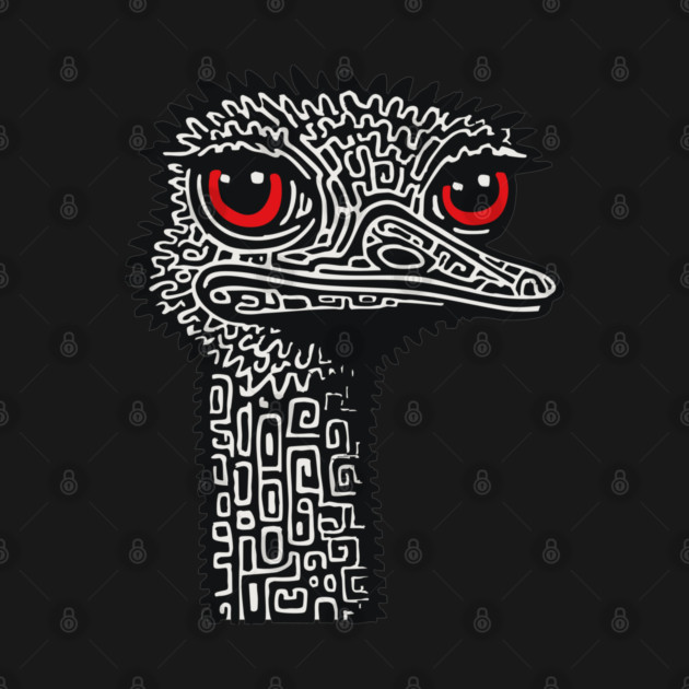 Hyper-Detailed Ostrich | Expressive Wildlife Portrait by TuncGK