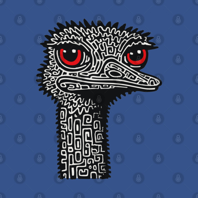 Hyper-Detailed Ostrich | Expressive Wildlife Portrait by TuncGK