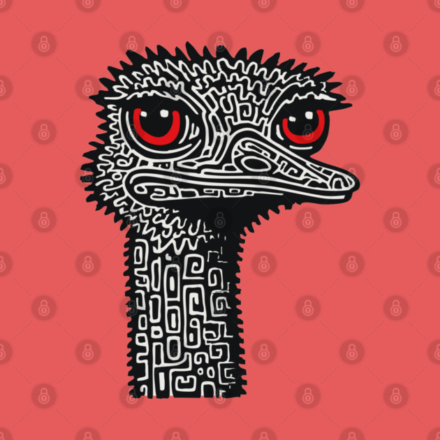 Hyper-Detailed Ostrich | Expressive Wildlife Portrait by TuncGK