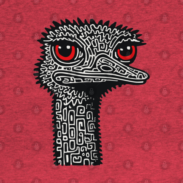 Hyper-Detailed Ostrich | Expressive Wildlife Portrait by TuncGK