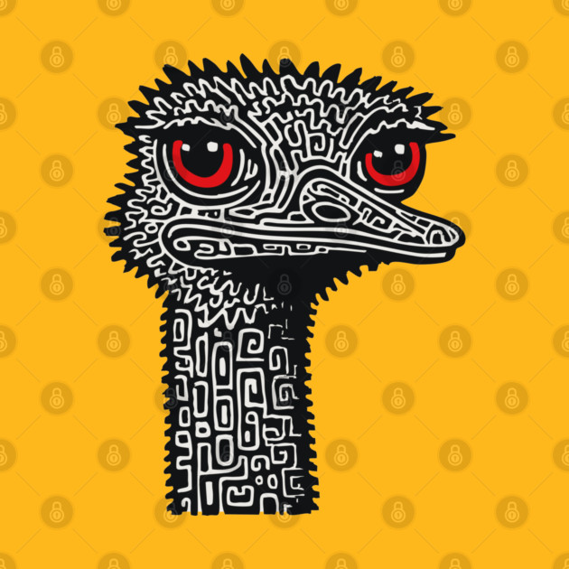 Hyper-Detailed Ostrich | Expressive Wildlife Portrait by TuncGK