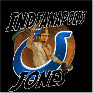 COLTS "INDIANAPOLIS JONES" Posters and Art