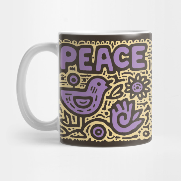 Groovy Peace and Love | 70s Hippie Graphic by TuncGK