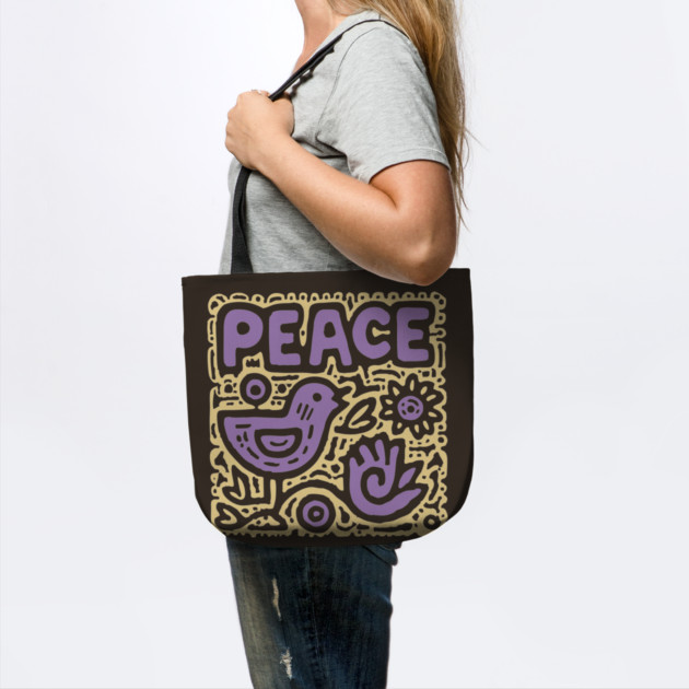 Groovy Peace and Love | 70s Hippie Graphic by TuncGK