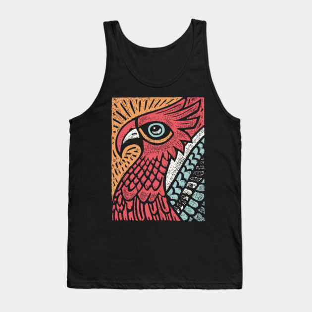 Mythical Phoenix Rising | Bennu Bird Inspired Tank Top by TuncGK