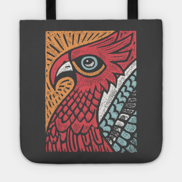 Mythical Phoenix Rising | Bennu Bird Inspired Tote by TuncGK