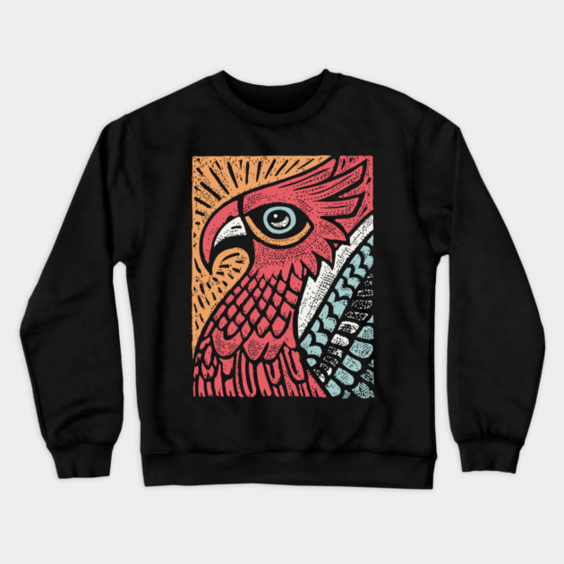 Mythical Phoenix Rising | Bennu Bird Inspired Crewneck Sweatshirt by TuncGK