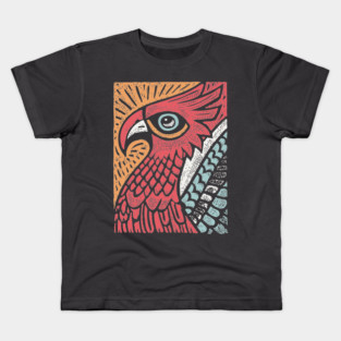 Mythical Phoenix Rising | Bennu Bird Inspired Kids T-Shirt