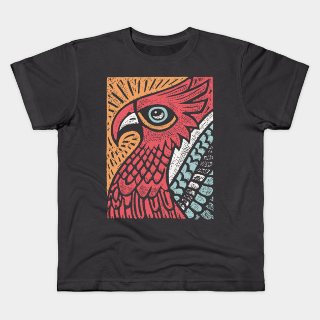 Mythical Phoenix Rising | Bennu Bird Inspired Kids T-Shirt by TuncGK