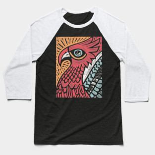 Mythical Phoenix Rising | Bennu Bird Inspired Baseball T-Shirt