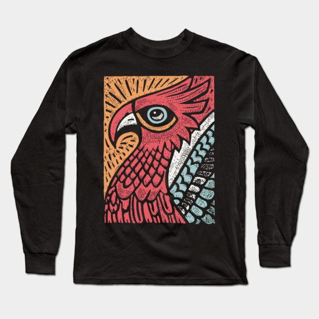 Mythical Phoenix Rising | Bennu Bird Inspired Long Sleeve T-Shirt by TuncGK