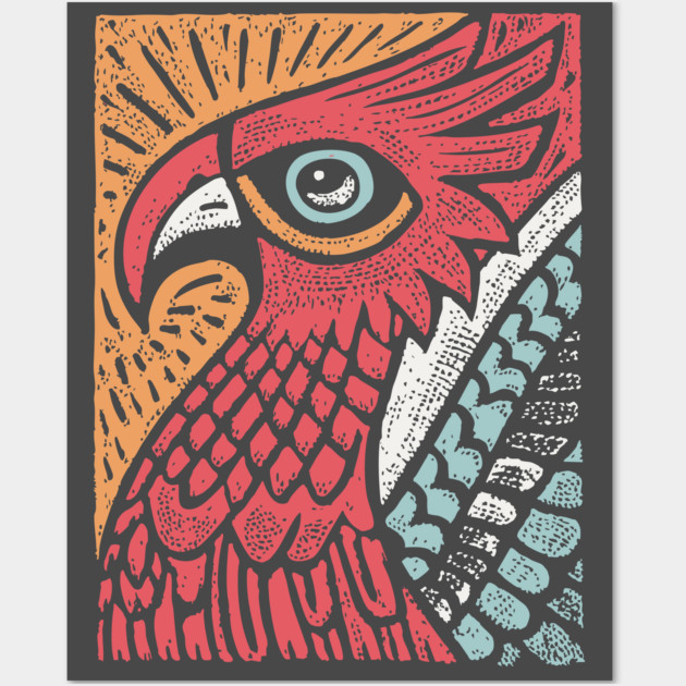 Mythical Phoenix Rising | Bennu Bird Inspired Wall Art by TuncGK