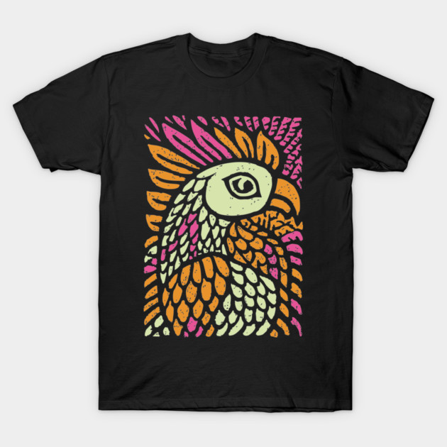 Psychedelic Rooster | Year of the Rooster Zodiac T-Shirt by TuncGK