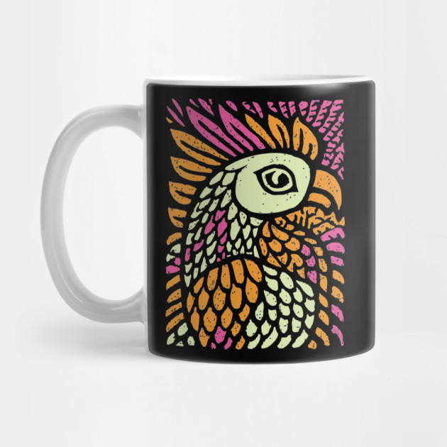 Psychedelic Rooster | Year of the Rooster Zodiac by TuncGK