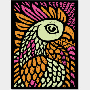 Psychedelic Rooster | Year of the Rooster Zodiac Posters and Art