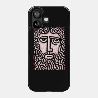 Abstract Crown of Thorns | Shroud of Turin Inspired Phone Case