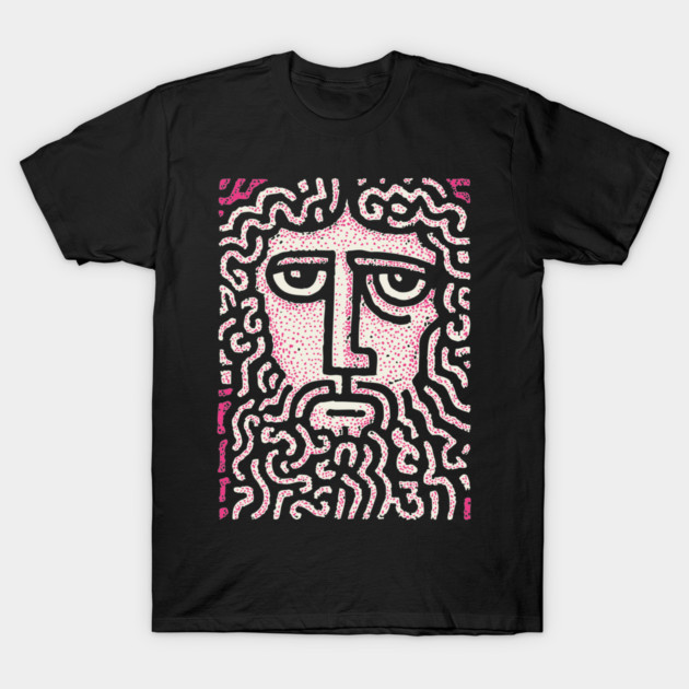 Abstract Crown of Thorns | Shroud of Turin Inspired T-Shirt by TuncGK