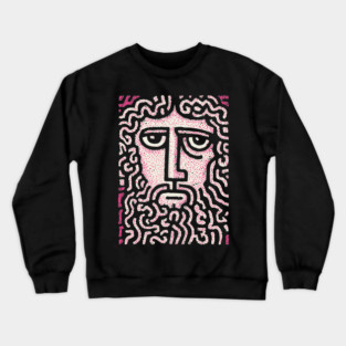 Abstract Crown of Thorns | Shroud of Turin Inspired Crewneck Sweatshirt