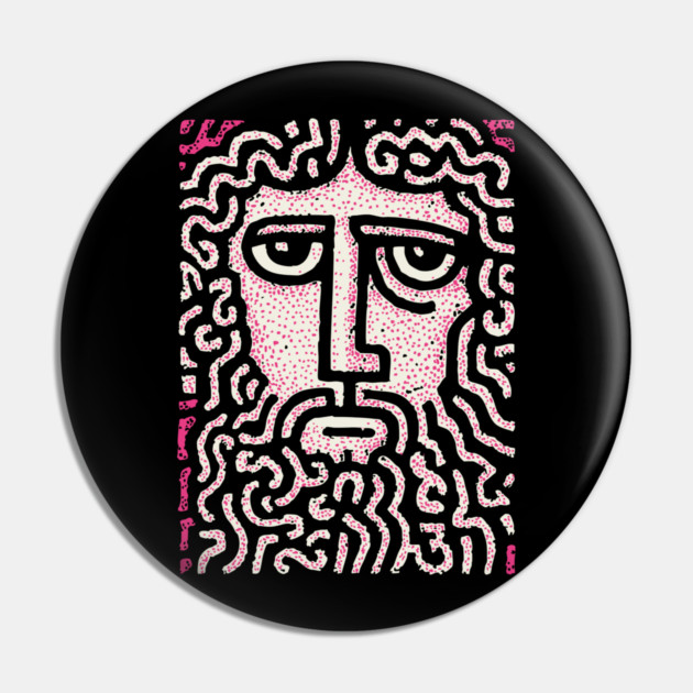 Abstract Crown of Thorns | Shroud of Turin Inspired Pin by TuncGK