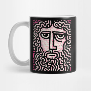 Abstract Crown of Thorns | Shroud of Turin Inspired Mug
