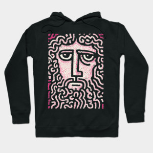 Abstract Crown of Thorns | Shroud of Turin Inspired Hoodie