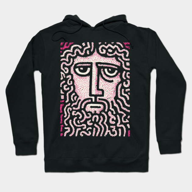 Abstract Crown of Thorns | Shroud of Turin Inspired Hoodie by TuncGK
