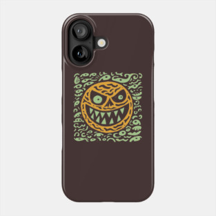 Creepy Grinning Orb | Psychedelic Monster Face Phone Case