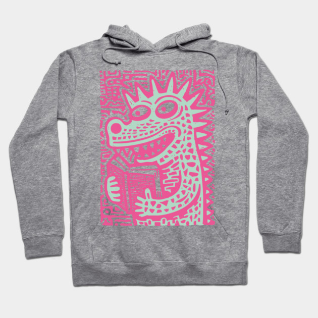 Bookworm Monster | The Studious Cryptid Hoodie by TuncGK