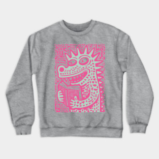 Bookworm Monster | The Studious Cryptid Crewneck Sweatshirt