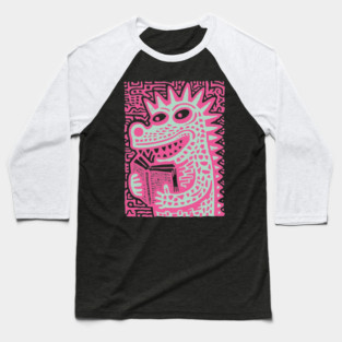 Bookworm Monster | The Studious Cryptid Baseball T-Shirt