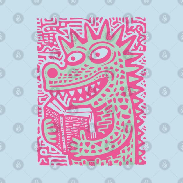 Bookworm Monster | The Studious Cryptid by TuncGK