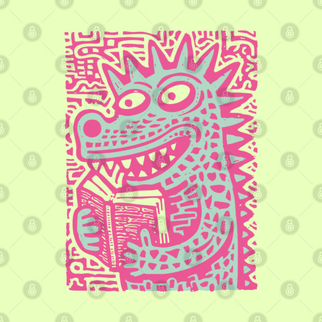 Bookworm Monster | The Studious Cryptid by TuncGK