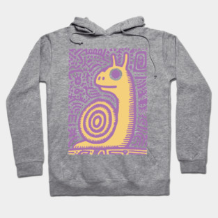Psychedelic Snail | Groovy Garden Creature Hoodie