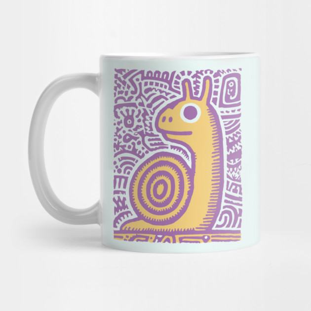 Psychedelic Snail | Groovy Garden Creature by TuncGK