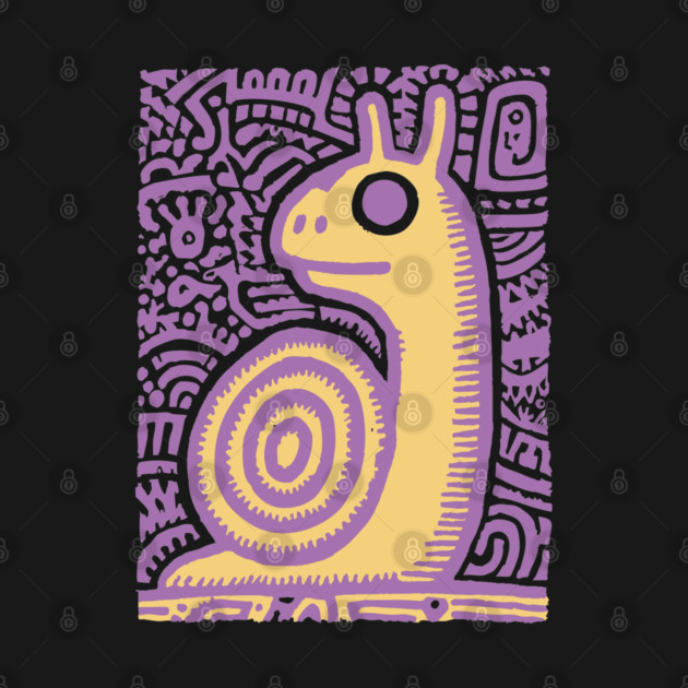 Psychedelic Snail | Groovy Garden Creature by TuncGK