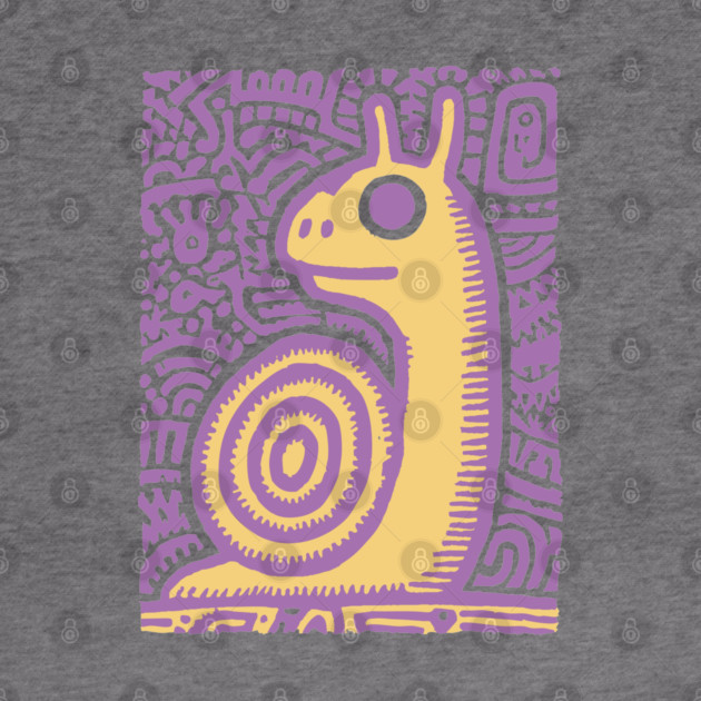Psychedelic Snail | Groovy Garden Creature by TuncGK