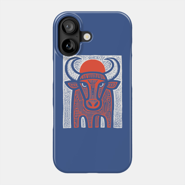 Sacred Bull Apis | Egyptian Mythology Inspired Phone Case by TuncGK