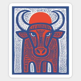 Sacred Bull Apis | Egyptian Mythology Inspired Sticker