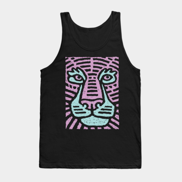 Abstract Tiger Camouflage | Psychedelic Jungle Cat Tank Top by TuncGK