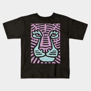 Abstract Tiger Camouflage | Psychedelic Jungle Cat Kids T-Shirt