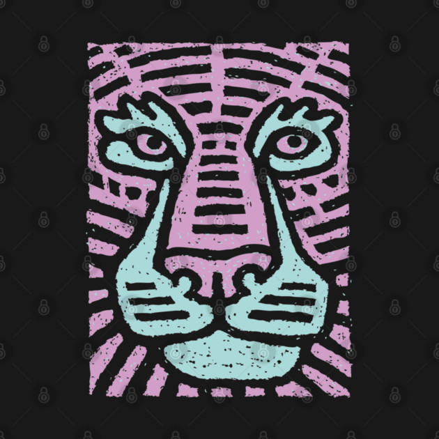 Abstract Tiger Camouflage | Psychedelic Jungle Cat by TuncGK