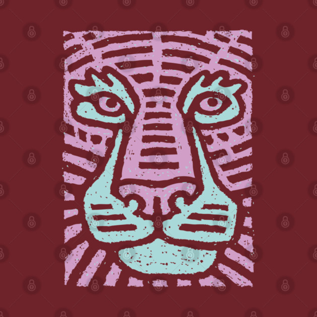 Abstract Tiger Camouflage | Psychedelic Jungle Cat by TuncGK