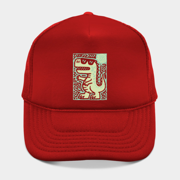 Whimsical T-Rex Doodle | Friendly Dinosaur Graphic by TuncGK