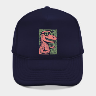 Nerdy T-Rex | The Clever-Saurus Geek Hat