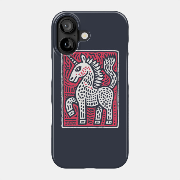Primal Unicorn | Ancient Mythical Beast Phone Case by TuncGK