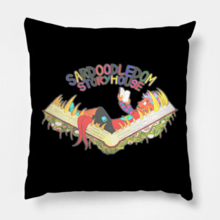 SardyBoy Logo Glow Background Pillow