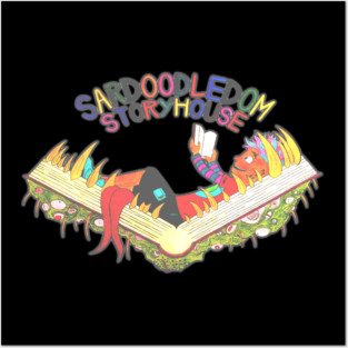 SardyBoy Logo Glow Background Posters and Art