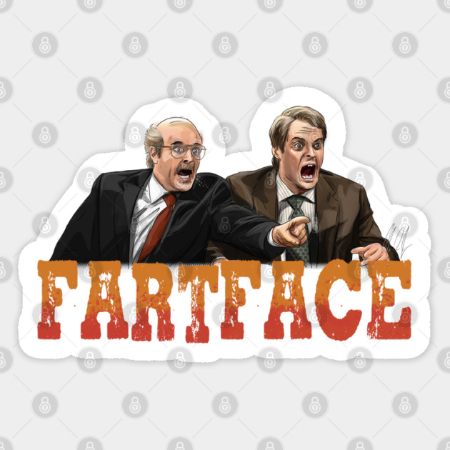 SNL: FARTFACE Sticker by 51Deesigns