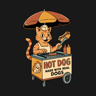 Cat and hotdog